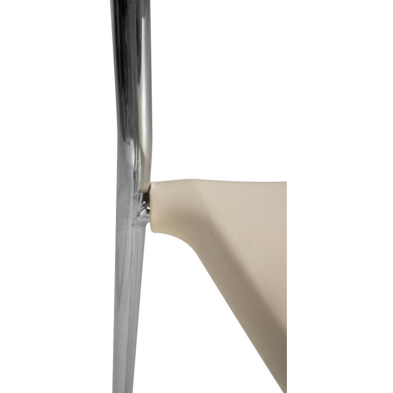 Sgabello da bar Genoa, crema