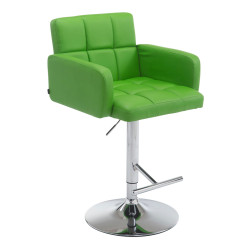 Tabouret de bar Los Angeles en similicuir vert C