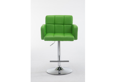 Tabouret de bar Los Angeles en similicuir vert C