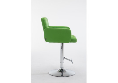 Tabouret de bar Los Angeles en similicuir vert C