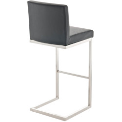 Tabouret de bar noir Paros