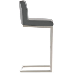 Tabouret de bar gris Paros