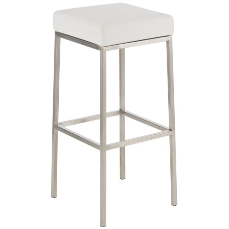 Tabouret de bar blanc Montréal E80