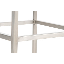 Tabouret de bar blanc Montréal E80