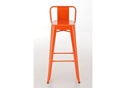 Sgabello da bar arancione Mason