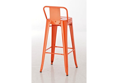 taburete de bar naranja Mason