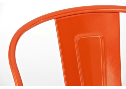 Taburete de bar naranja Aiden