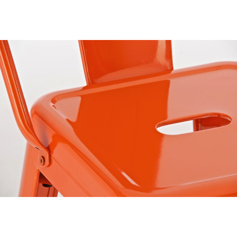 Tabouret de bar orange Aiden