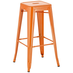 Tabouret de bar Joshua orange
