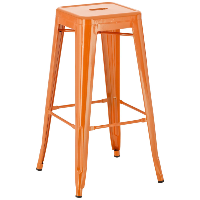 Tabouret de bar orange Joshua