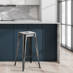 Tabouret de bar Joshua noir