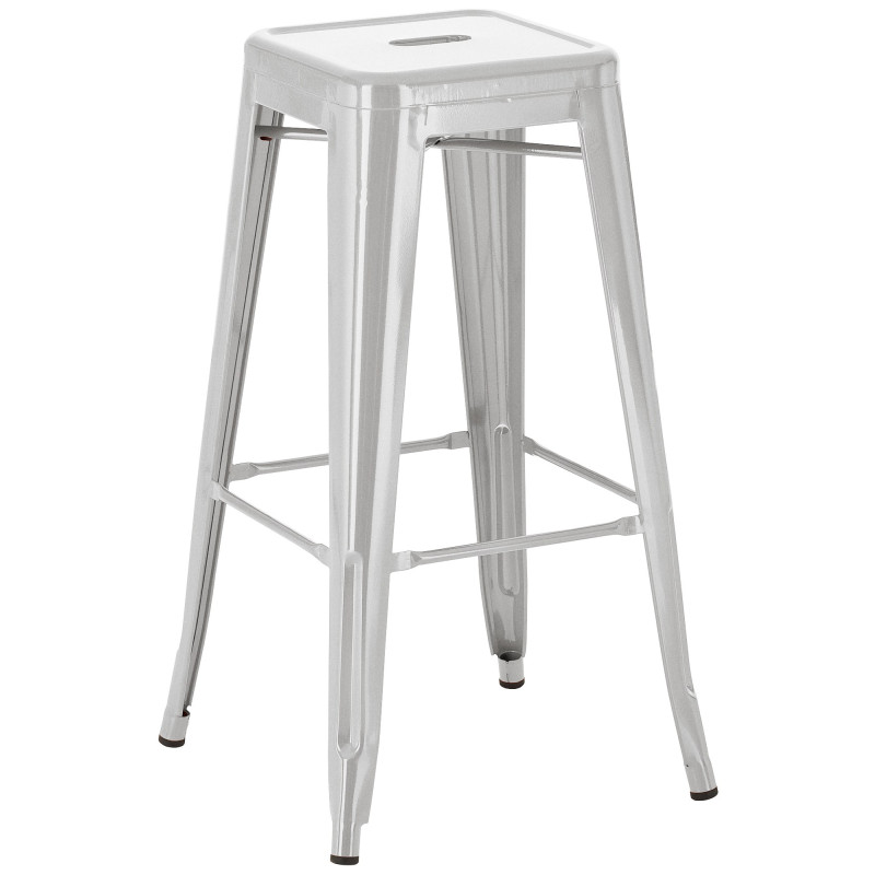 Tabouret de bar Joshua argenté