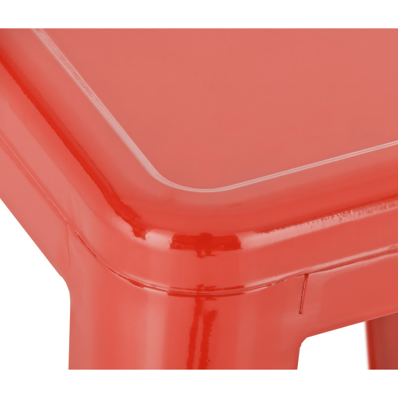 Tabouret de bar rouge Joshua
