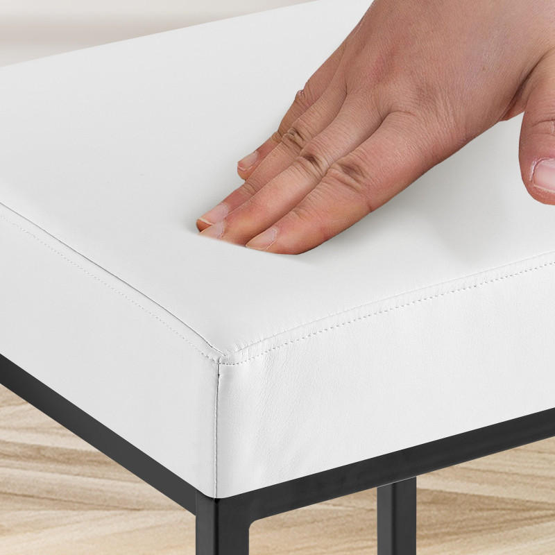 Taburete de bar blanco Montreal B80