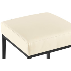 Taburete de bar Montreal B80 color crema