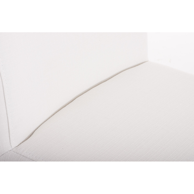 Banqueta de bar Paros em tecido branco