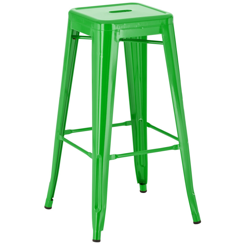 Tabouret de bar vert Joshua
