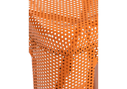 Ensemble de 4 tabourets de bar Fletcher, orange