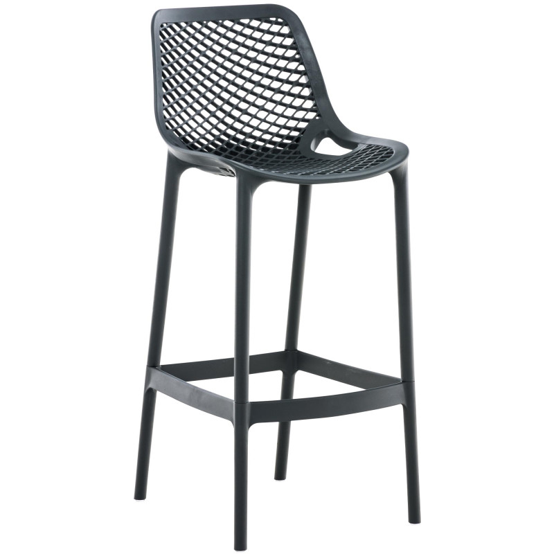 Tabouret de bar Air, gris foncé