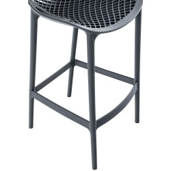 Banqueta de bar Air cinza escuro