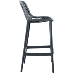 Tabouret de bar Air, gris foncé