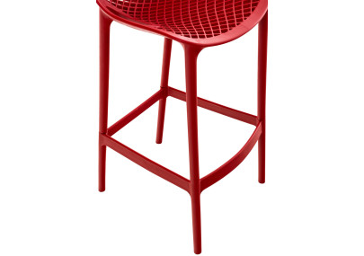 taburete rojo de bar