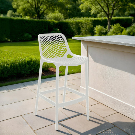 Tabouret de bar Air blanc
