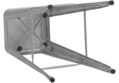 Ensemble de 4 tabourets de bar Fletcher en argent