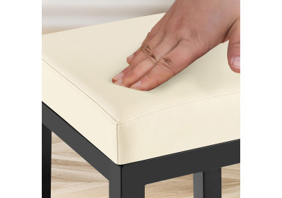 Banqueta de bar Taylor B80 cor creme