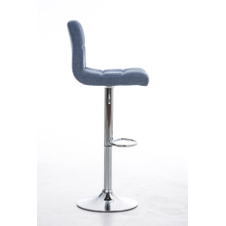 Tabouret de bar Peru, tissu C, bleu