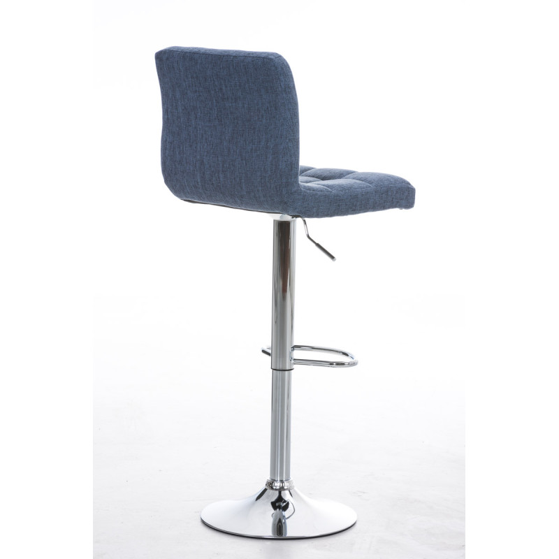 Tabouret de bar Peru, tissu C, bleu