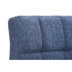 Tabouret de bar Peru, tissu C bleu