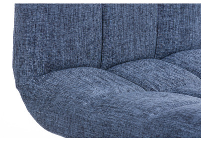 Tabouret de bar Peru, tissu C, bleu