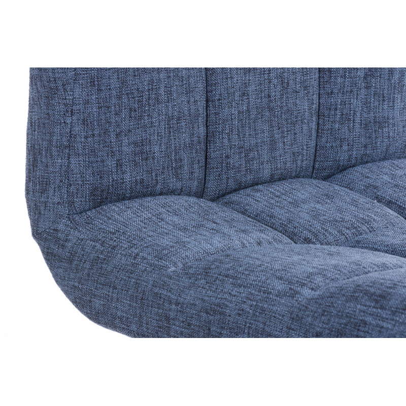 Tabouret de bar Peru, tissu C, bleu