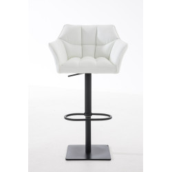 Tabouret de bar blanc Damaso B