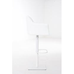 Tabouret de bar blanc Damaso W
