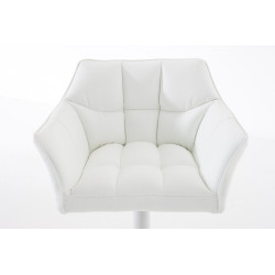 Tabouret de bar blanc Damaso W