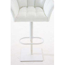 Tabouret de bar blanc Damaso W