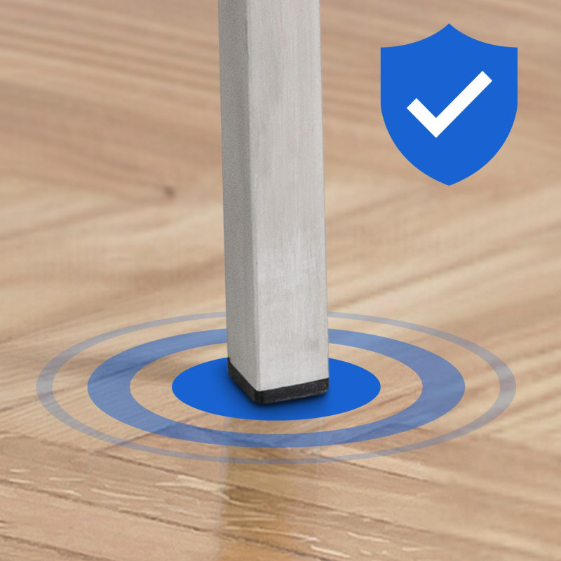 Sgabello da bar Damaso E, tessuto con struttura a 4 gambe, marrone