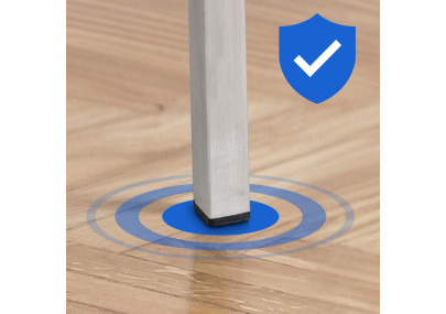 Sgabello da bar in tessuto Damaso E con struttura a 4 gambe, blu