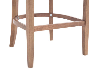 Sgabello da bar in tessuto Lakewood, grigio chiaro antico scuro