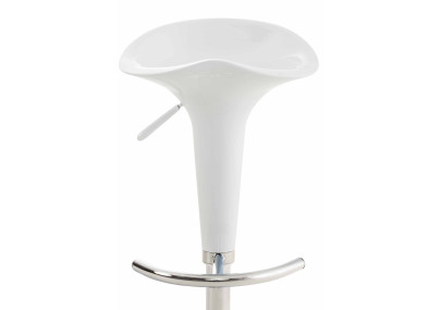 Set di 2 sgabelli da bar Saddle bianchi