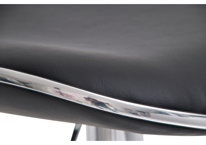 Conjunto de 2 banquetas de bar Shanghai C, pretas