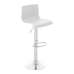 Tabouret de bar blanc Hoover C