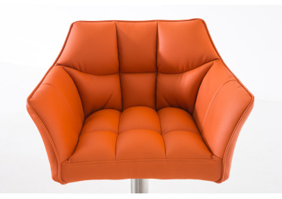 Tabouret de bar orange Damaso E