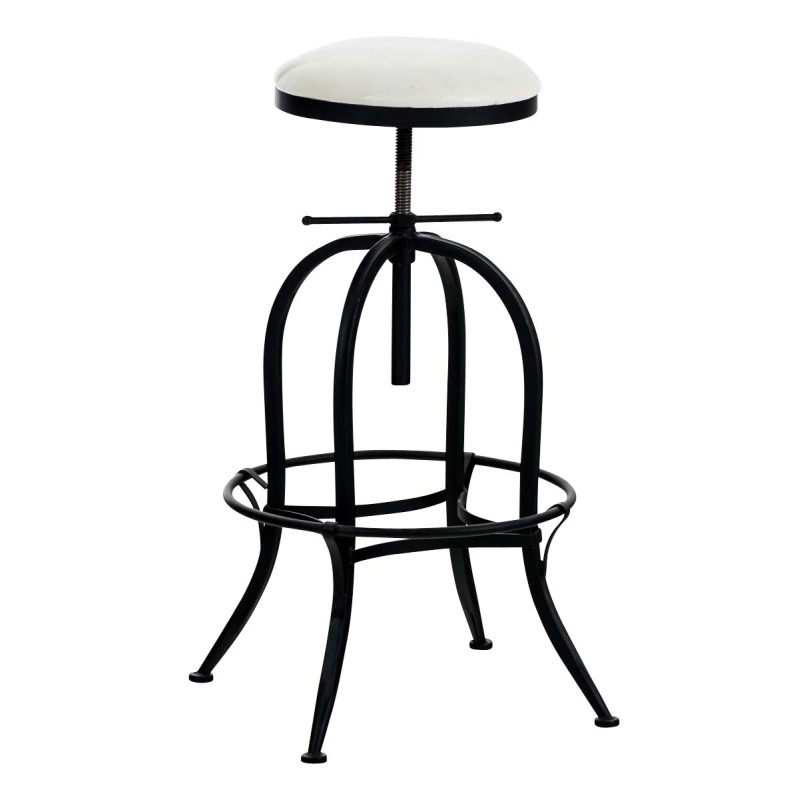 Tabouret de bar noir Radong