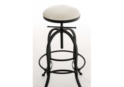 taburete de bar negro Radong