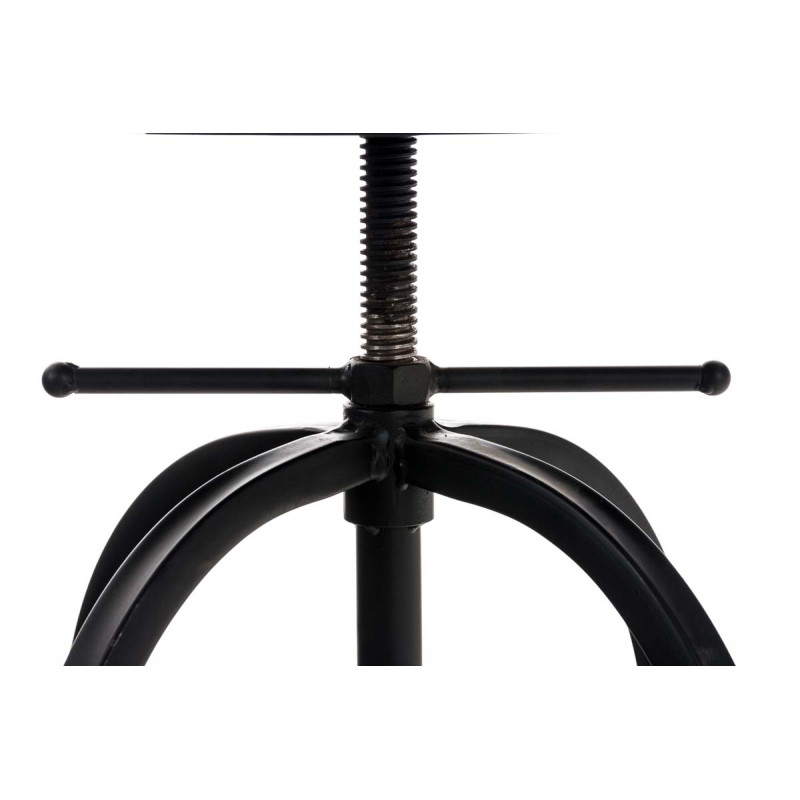 Tabouret de bar noir Radong