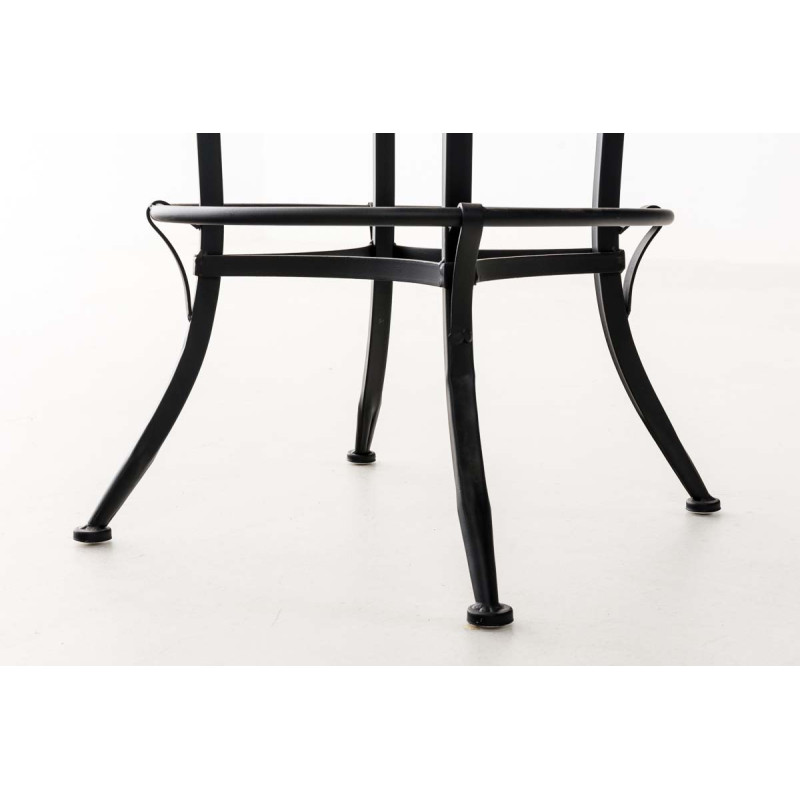 Banqueta de bar preta Radong