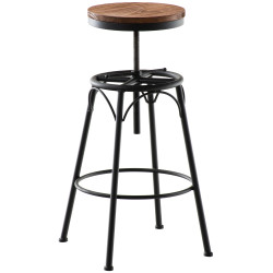 Tabouret de bar Beam, noir